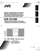 JVC UX-G100 Manuel utilisateur