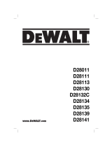 DeWalt D28113 T 3 Le manuel du propriétaire