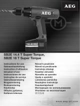 AEG SB2E 14.4 T SUPER TORQUE Le manuel du propriétaire