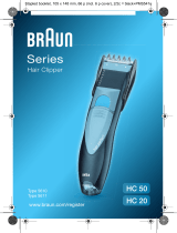 Braun HC50, HC20, Hair Clipper/Hair Perfect Manuel utilisateur