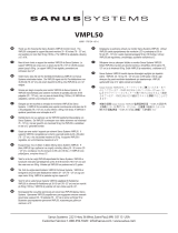 Sanus VISIONMOUNT FLAT PANEL WALL MOUNT-VMPL50 Le manuel du propriétaire