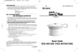 Rival Crock-Pot Gravy Mate SCVG000-CN Le manuel du propriétaire