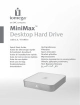 Iomega 33957 - MiniMax Desktop Hard Drive 1 TB External Le manuel du propriétaire
