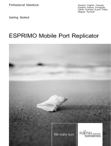 Fujitsu ESPRIMO MOBILE PORT REPLICATOR Le manuel du propriétaire