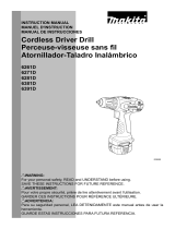 Makita Cordless Drill 6271D Manuel utilisateur