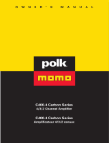 Polk Audio C400.4 CARBON Le manuel du propriétaire