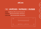 Arcam AVR600 Le manuel du propriétaire