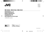 JVC KD-X152 Manuel utilisateur