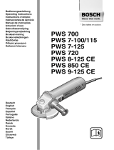 Bosch PWS 8-125 CE Le manuel du propriétaire