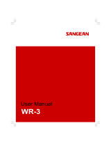 Sangean WR-3 Le manuel du propriétaire