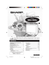 Sharp 36US50 Operation Manual Manuel utilisateur