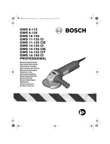 Bosch GWS 8-115 Le manuel du propriétaire