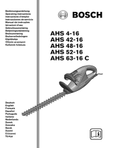 Bosch AHS 63-16 C Le manuel du propriétaire