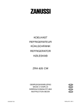 Zanussi ZRA 625 CW Le manuel du propriétaire