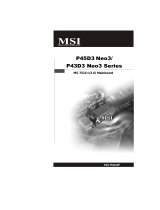 MSI P43D3 NEO3 Le manuel du propriétaire