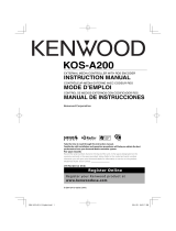 Kenwood KOS-A200 Le manuel du propriétaire