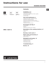 Hotpoint RPD 11657 DS EX Le manuel du propriétaire