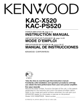 Kenwood KAC-PS520 Manuel utilisateur