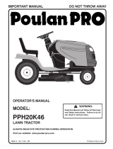 Poulan PRO PPH20K46 Le manuel du propriétaire