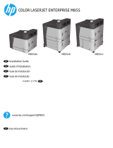 HP Color LaserJet Enterprise M855 Printer series Le manuel du propriétaire