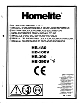 Homelite BX-90 Le manuel du propriétaire