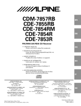 Technics CDE-7855RB Le manuel du propriétaire