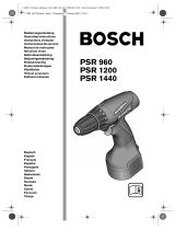 Bosch PSR 960 Le manuel du propriétaire