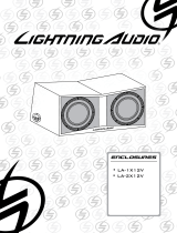 Audio Design LA-1X12V Le manuel du propriétaire