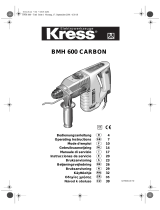 Kress BMH 600 CARBON Le manuel du propriétaire