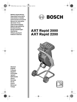 Bosch axt rapid 2200 Le manuel du propriétaire