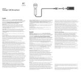 Logitech VANTAGE USB MICROPHONE XBOX 360 Le manuel du propriétaire