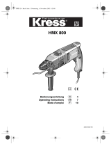 Kress HMX 800 Le manuel du propriétaire