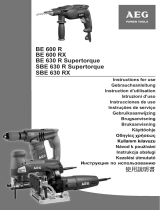 Aeg-Electrolux SBE 630 R Supertorque Le manuel du propriétaire