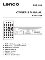 Lenco DVD 305 Le manuel du propriétaire