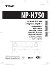 TEAC NPH750 BNPH750 S Le manuel du propriétaire