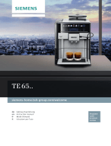 Siemens TE65 series Le manuel du propriétaire
