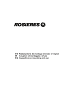 ROSIERES RHC 626/1 GR Le manuel du propriétaire