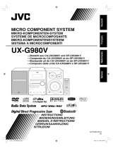 JVC UX-G980 Le manuel du propriétaire