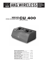 AKG Acoustics Stereo Amplifier CU 400 Manuel utilisateur