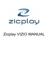 ZICPLAY VIZIO Le manuel du propriétaire