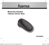 Hama BLUETOOTH-HEADSET TATTOO DRIVER PACK Le manuel du propriétaire