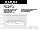 Denon DN-C635 Le manuel du propriétaire