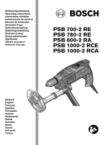 Bosch PSB 780-2 RE Le manuel du propriétaire
