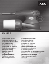 Aeg-Electrolux EX 125 E Le manuel du propriétaire