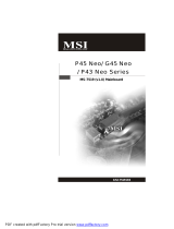 MSI P45 NEO Le manuel du propriétaire