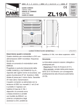 CAME ZL19A Le manuel du propriétaire