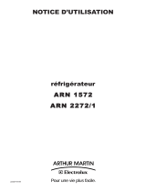 ARTHUR MARTIN AMN2001AW Le manuel du propriétaire