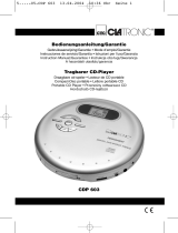 Clatronic CDP 603 Le manuel du propriétaire