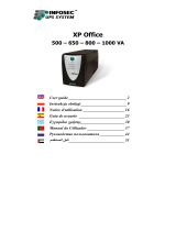 INFOSEC XP OFFICE 500 VA Manuel utilisateur