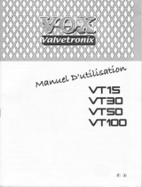 Vox VALVETRONIX VT100 Le manuel du propriétaire